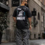 Oversize T-shirt With Print of Center