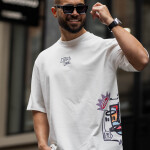 Relaxed Fit T-shirt With Side Print