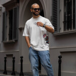 Relaxed Fit T-shirt With Side Print