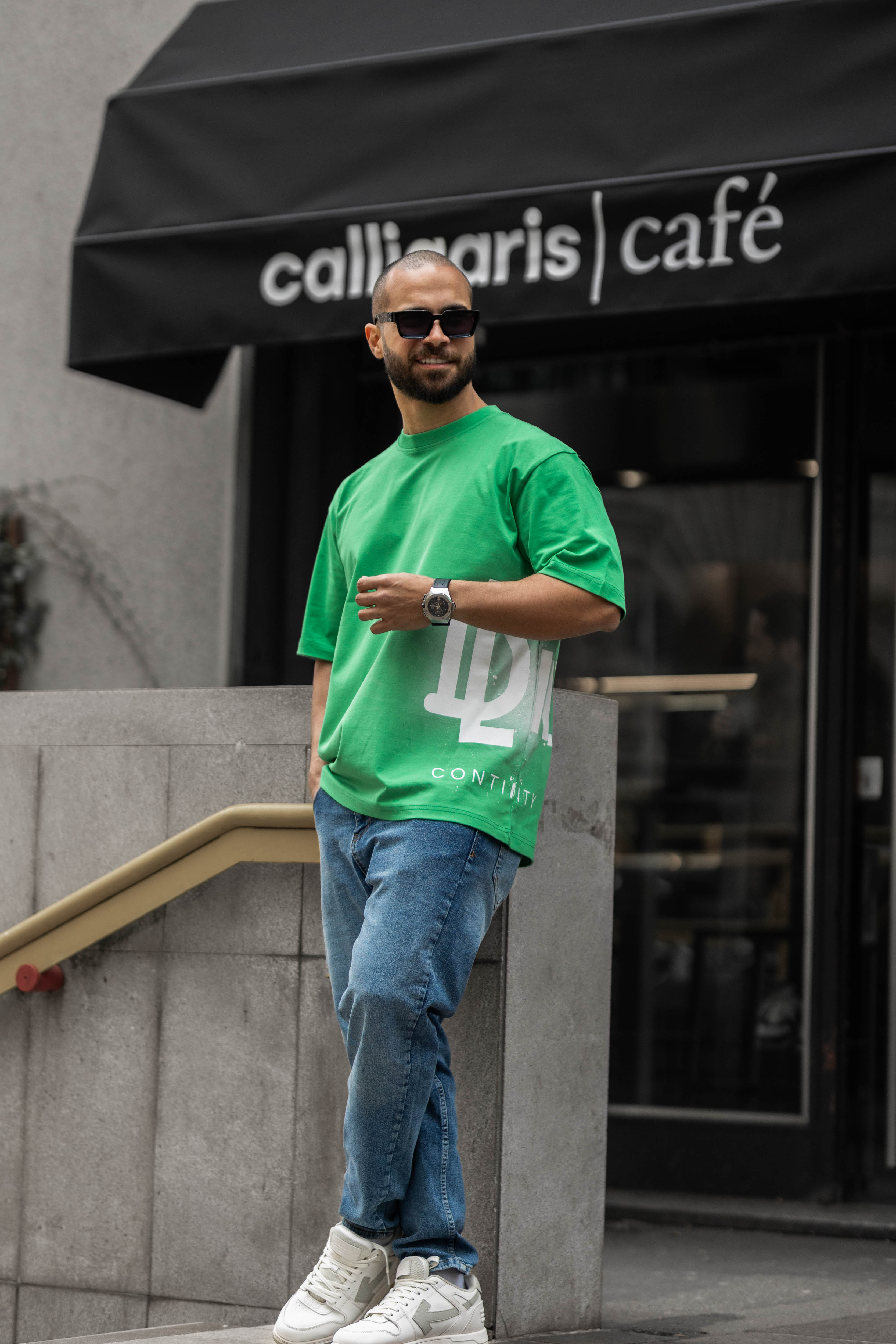 DL Side Print Oversized Tee