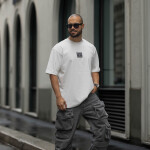 Oversize T-shirt with Logo on center