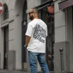 Relaxed Fit T-shirt With Print of Center